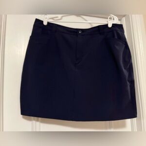 Eddie Bauer Women’s Size 16 Navy Blue Adventurer 2.0 Skort Skirt